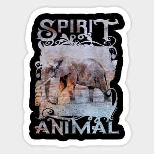 Spirit animal elephant Sticker